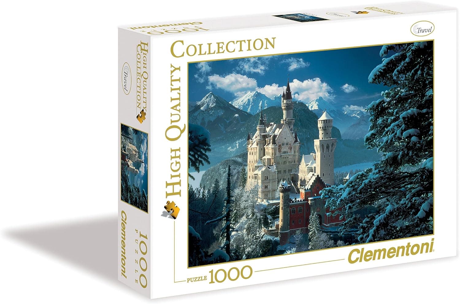 Neuschwanstein Castle Winter Jigsaw Puzzle 1000pc