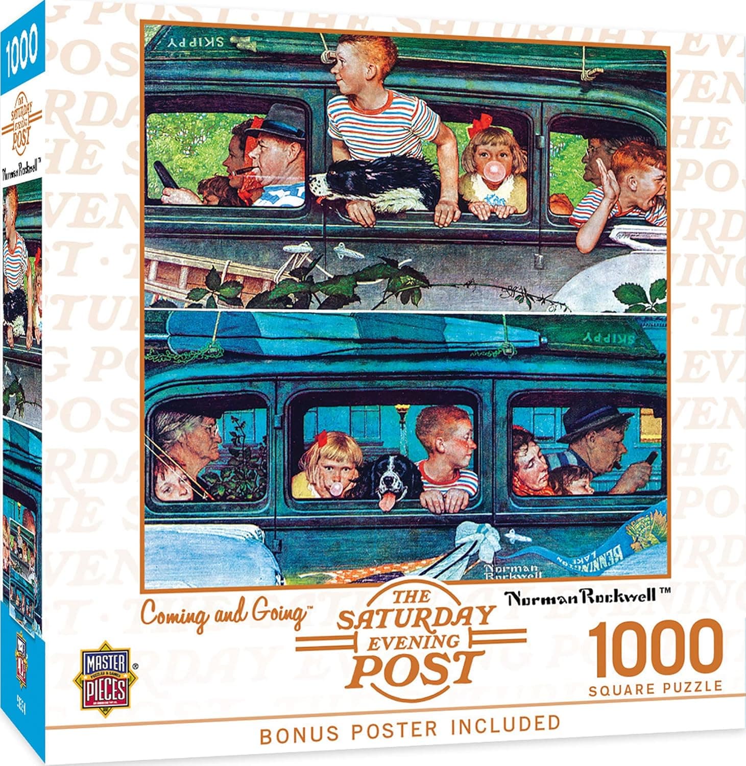 MasterPieces 1000 Piece Jigsaw Puzzle for Adults, Family, Or Kids - Coming and Going - 25"x25"