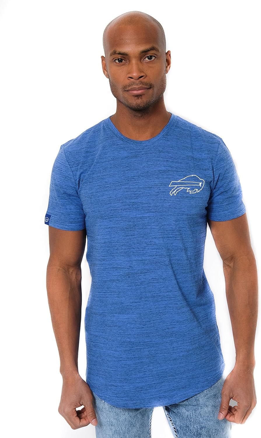 Ultra Game NFL mens Active Basic Space Dye Tee Shirt