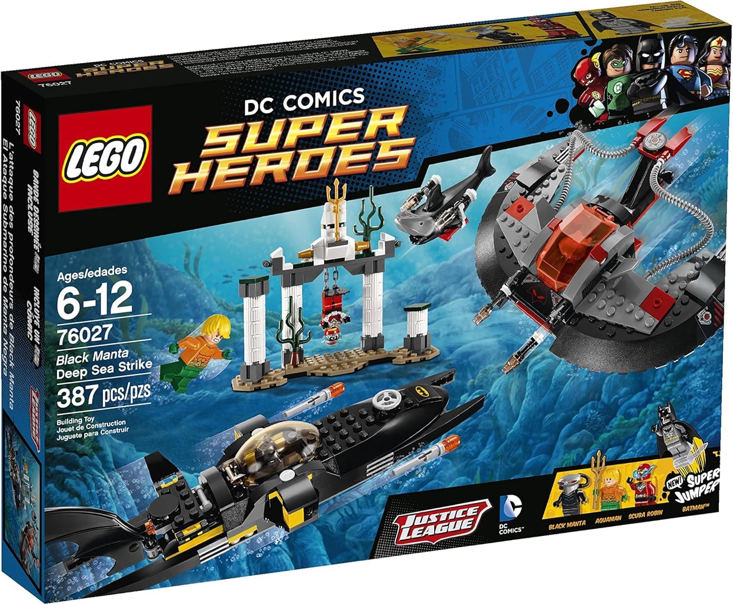LEGO Superheroes Black Manta Deep Sea Strike Building Set 76027