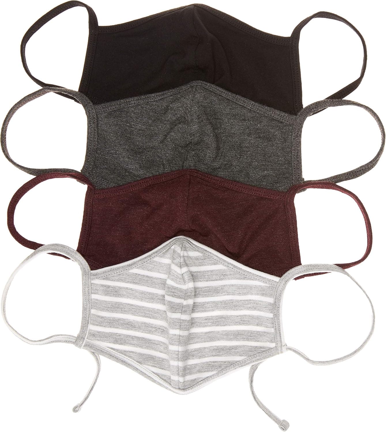 Quality Durables 4-Pack Unisex Adult Washable Reusable Face Mask
