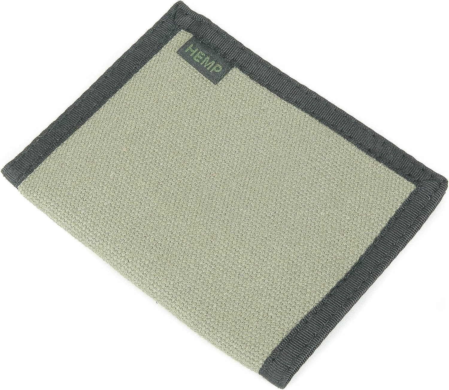 Hempmania Hemp Bi-fold Wallet – Sage – One Size