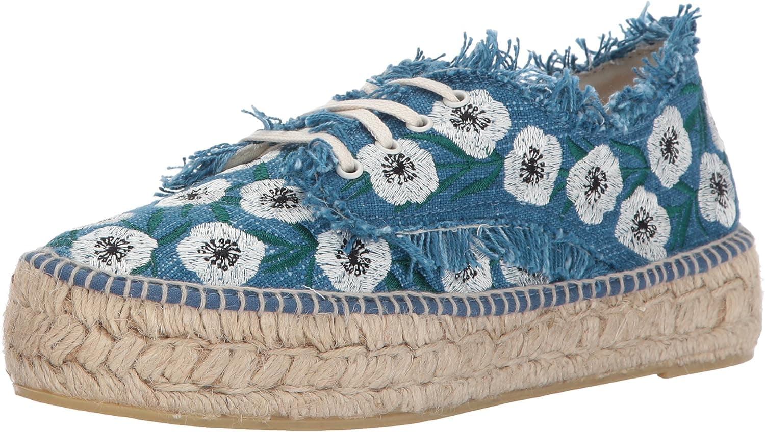 LOEFFLER RANDALL Women's Alfie Espadrille (Woven Embroidery) Wedge Sandal