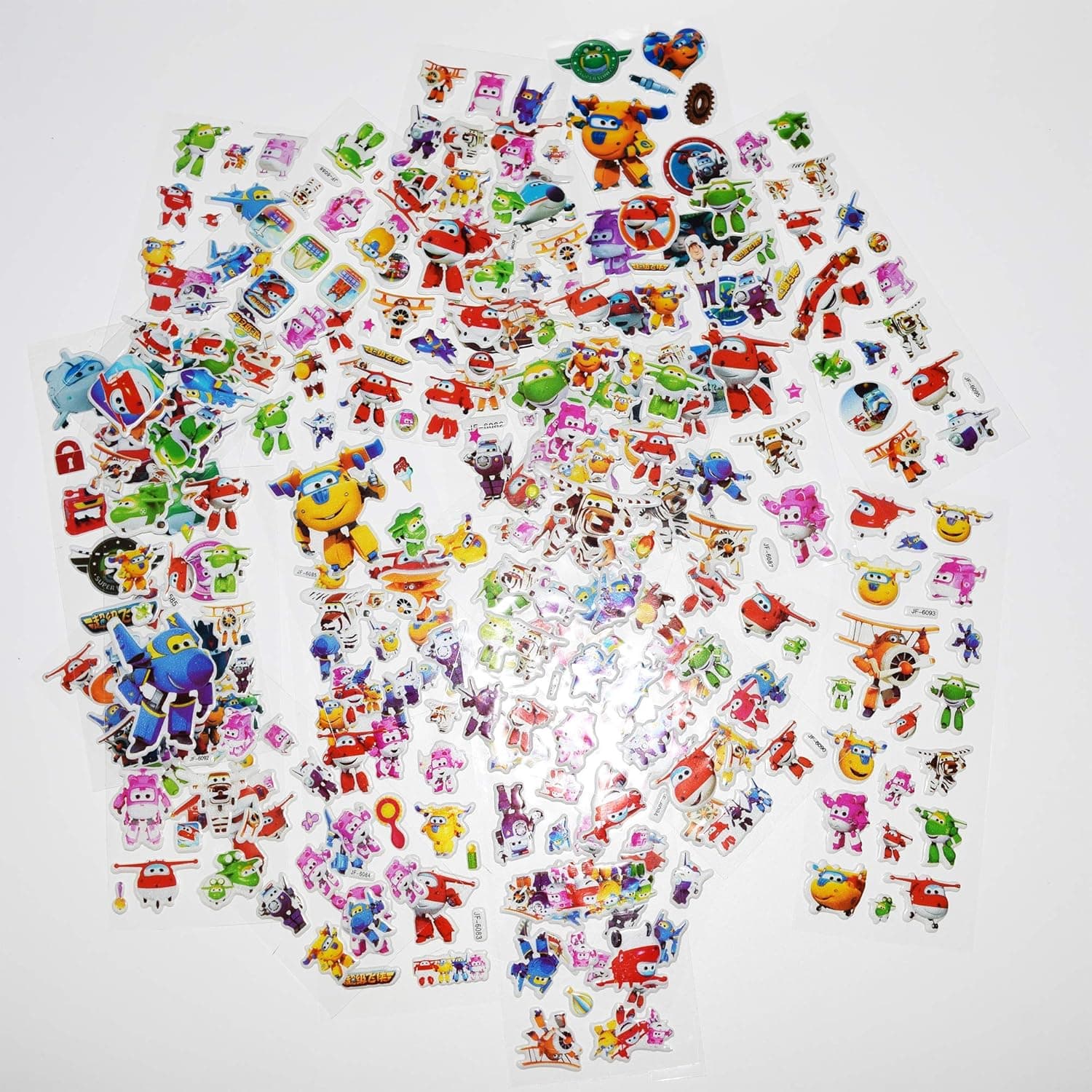Party Hive Over 300 Super Wing 3D Puffy Raised Decorative Stickers - Arts & Crafts, Scrapbooking for Kids