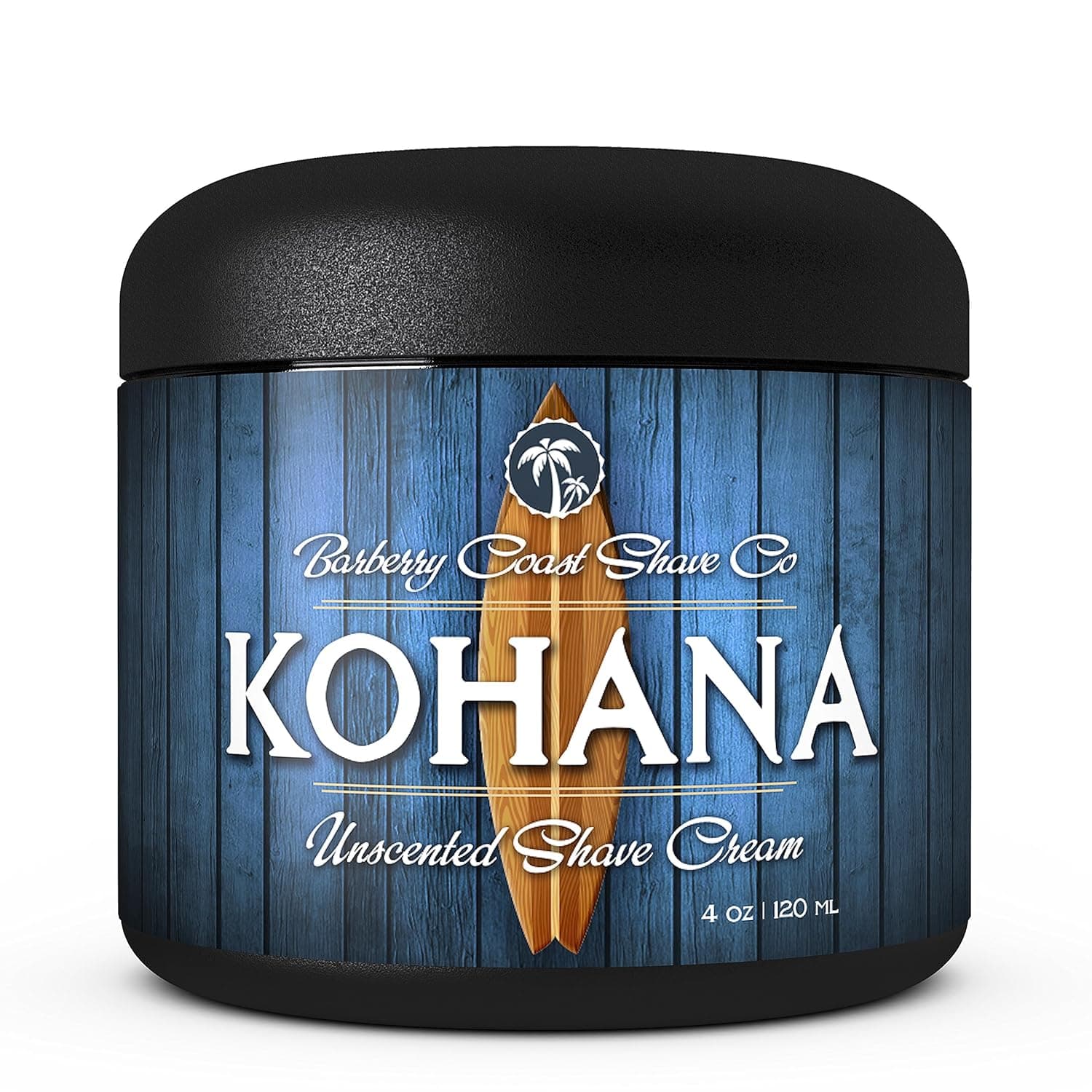 Barberry Coast Shave Co. Unscented Kohana Shaving Cream - Perfect for Men with Sensitive Skin - Full of Organic Soothers, Moisturizers & Anti-Oxidants
