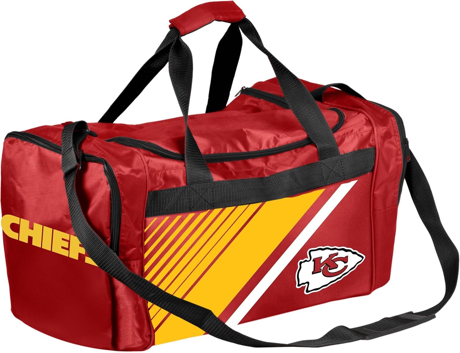 FOCO NFL Unisex Border Stripe Duffle Bag