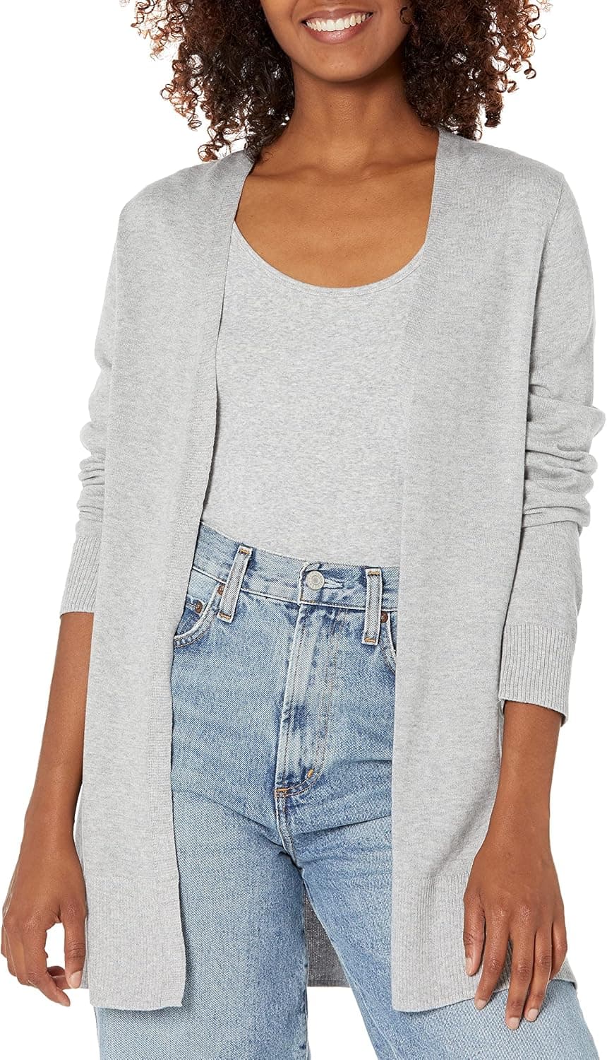 Amazon Essentials Women's Lightweight Open-Front Cardigan Sweater (Available in Plus Size)
