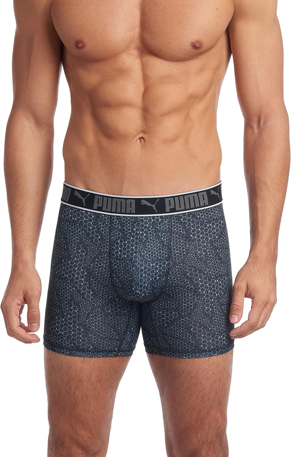 PUMA Men's 3 Pack Performance Boxer Briefs