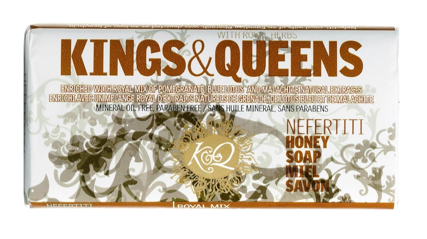 Kings & Queens Soap, Nefertiti - Honey 6.53 oz (185 g)