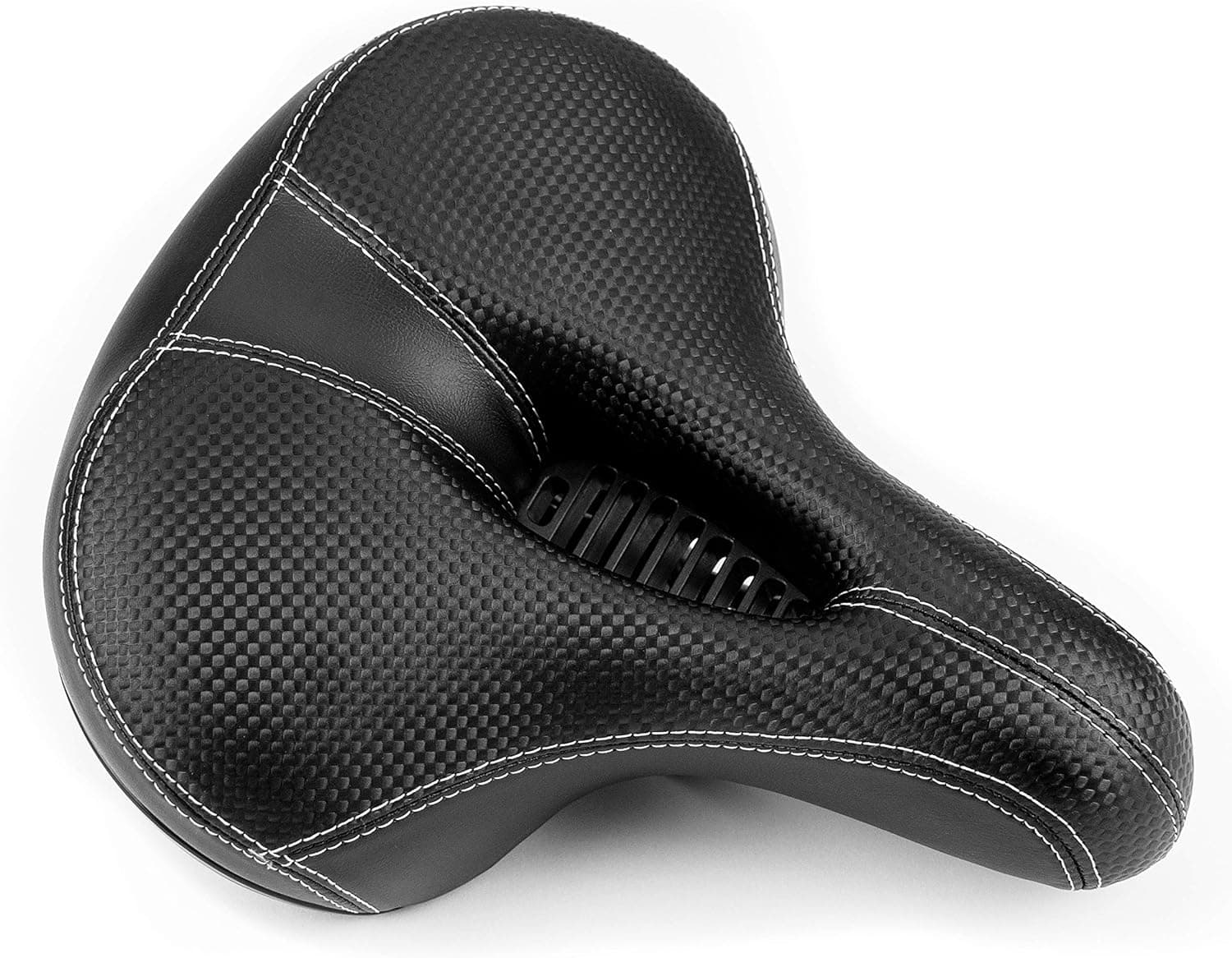 Bike Seat Cushion - Bicycle Accessories for Men and Women - Big Comfort Saddle. Universal Cycling Seats. Most Comfortable Saddle Accessory. Cushioned for Mens or Womens Spin, or Cruiser