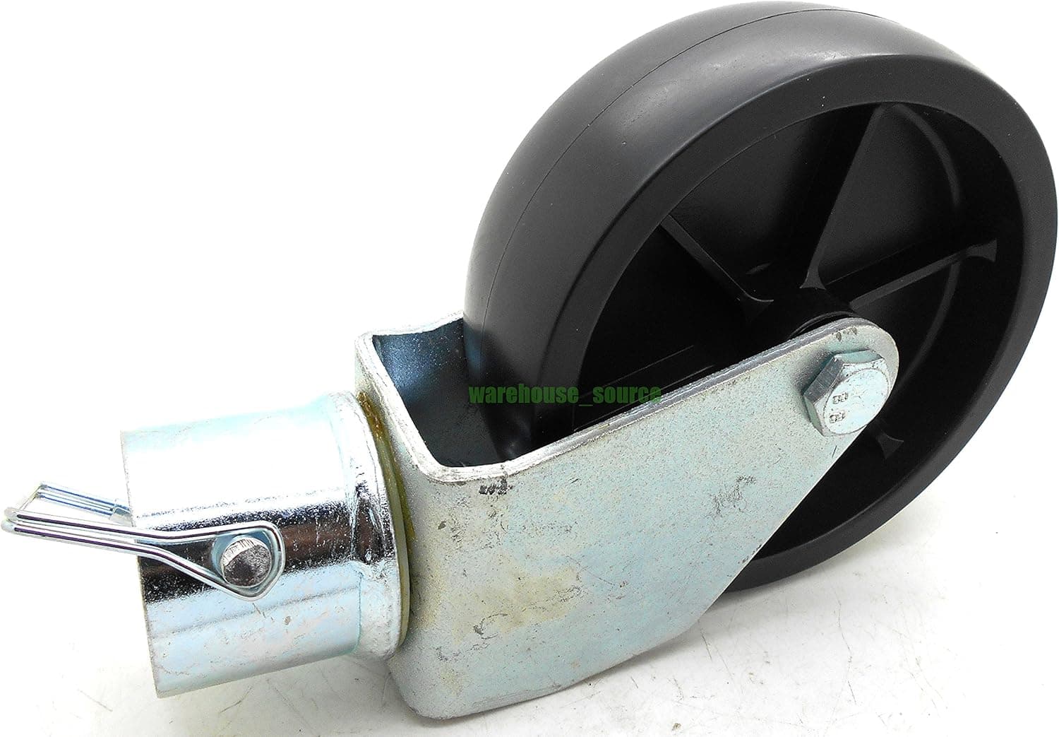 1200lbs 6" Trailer Swirl Jack Caster Wheel w/ Safety Pin Boat Hitch Replacement