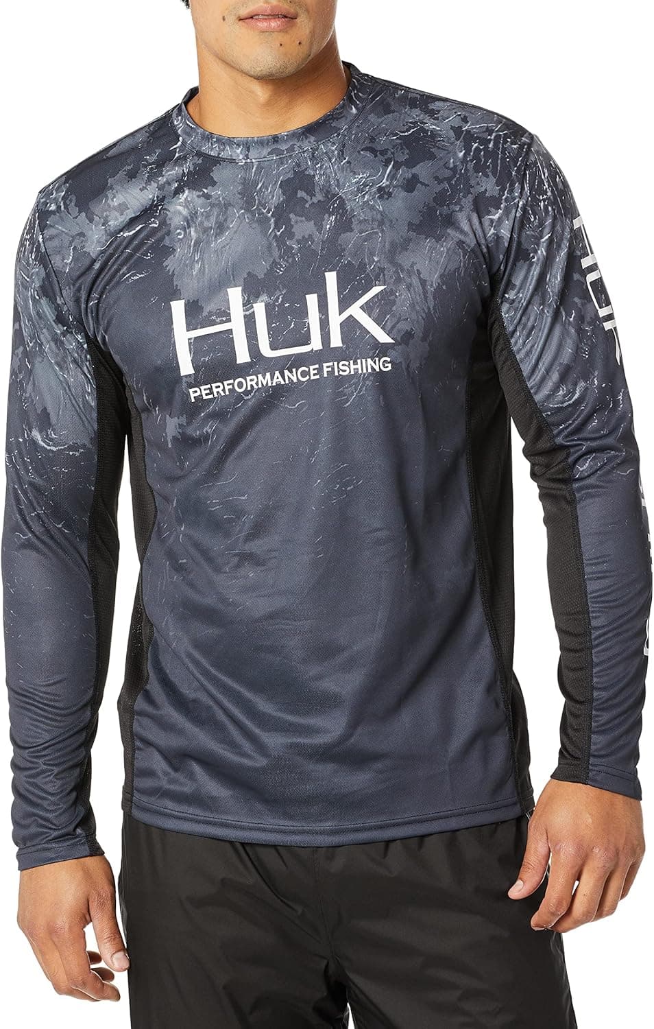 HUK Men's Icon X Camo Long Sleeve Performance Fishing Shirt
