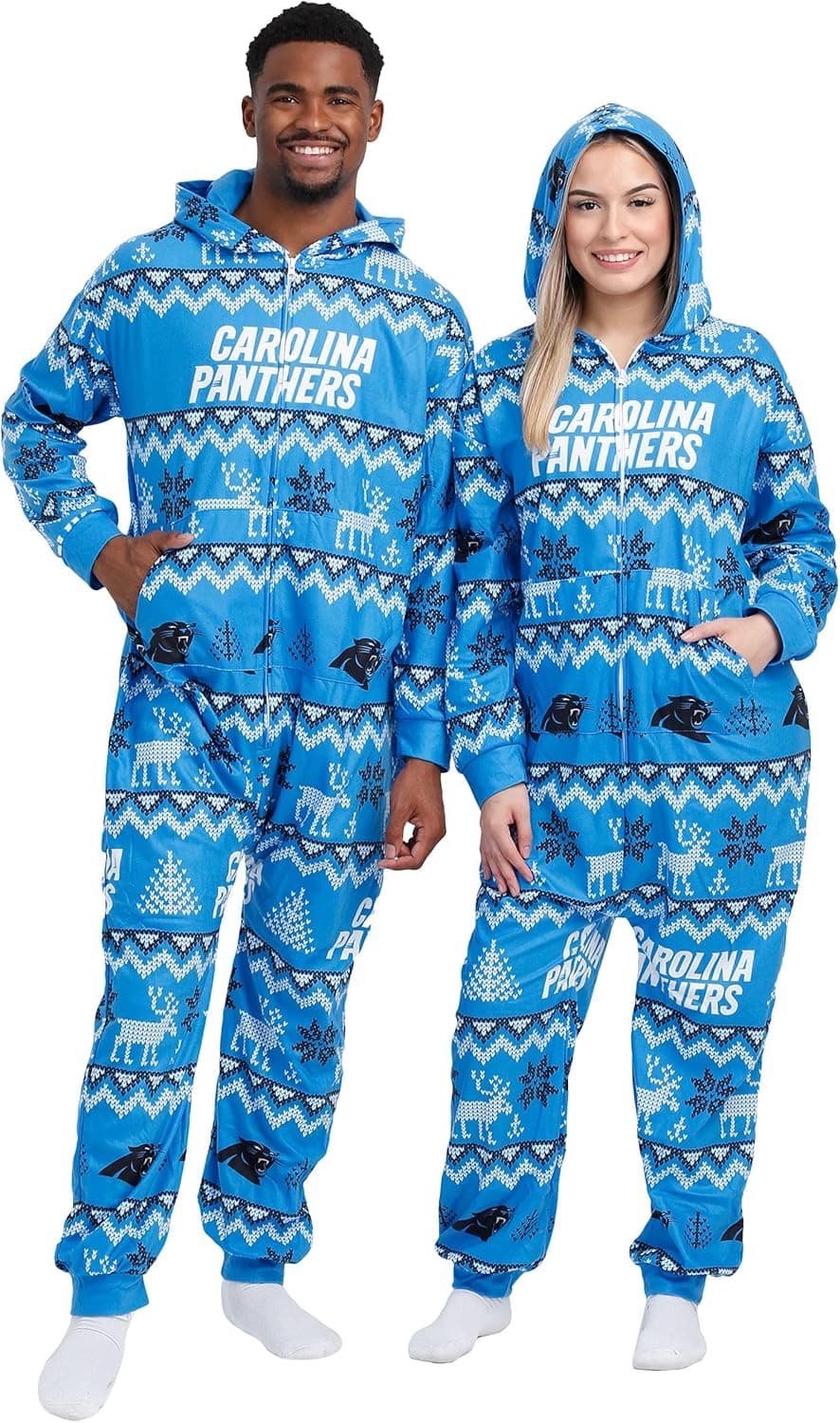 FOCO NFL Team Logo Pajamas One Piece Onsie