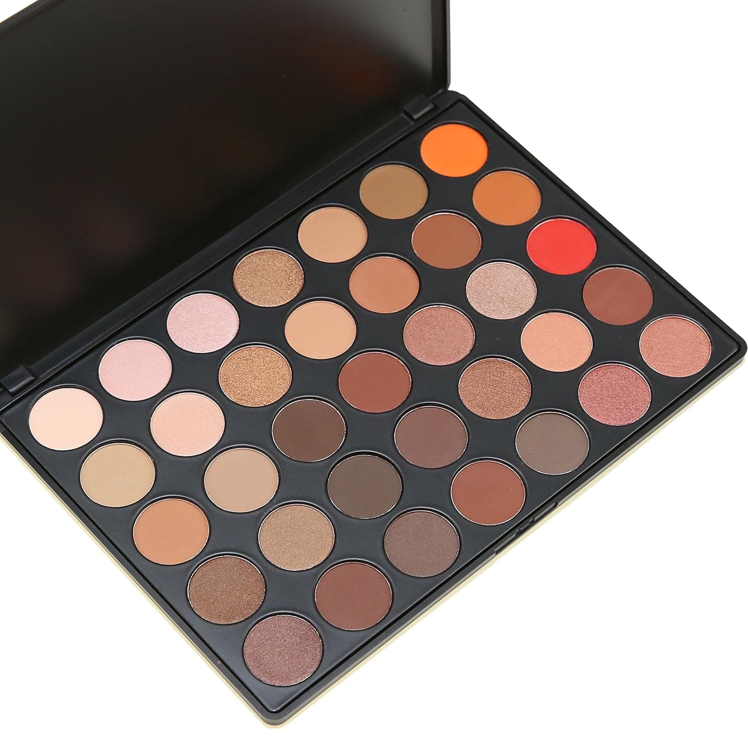 Preup 35 color nature glow eyeshadow Make up Waterproof palette-Neutrals Warm Smooth Eye Shadows