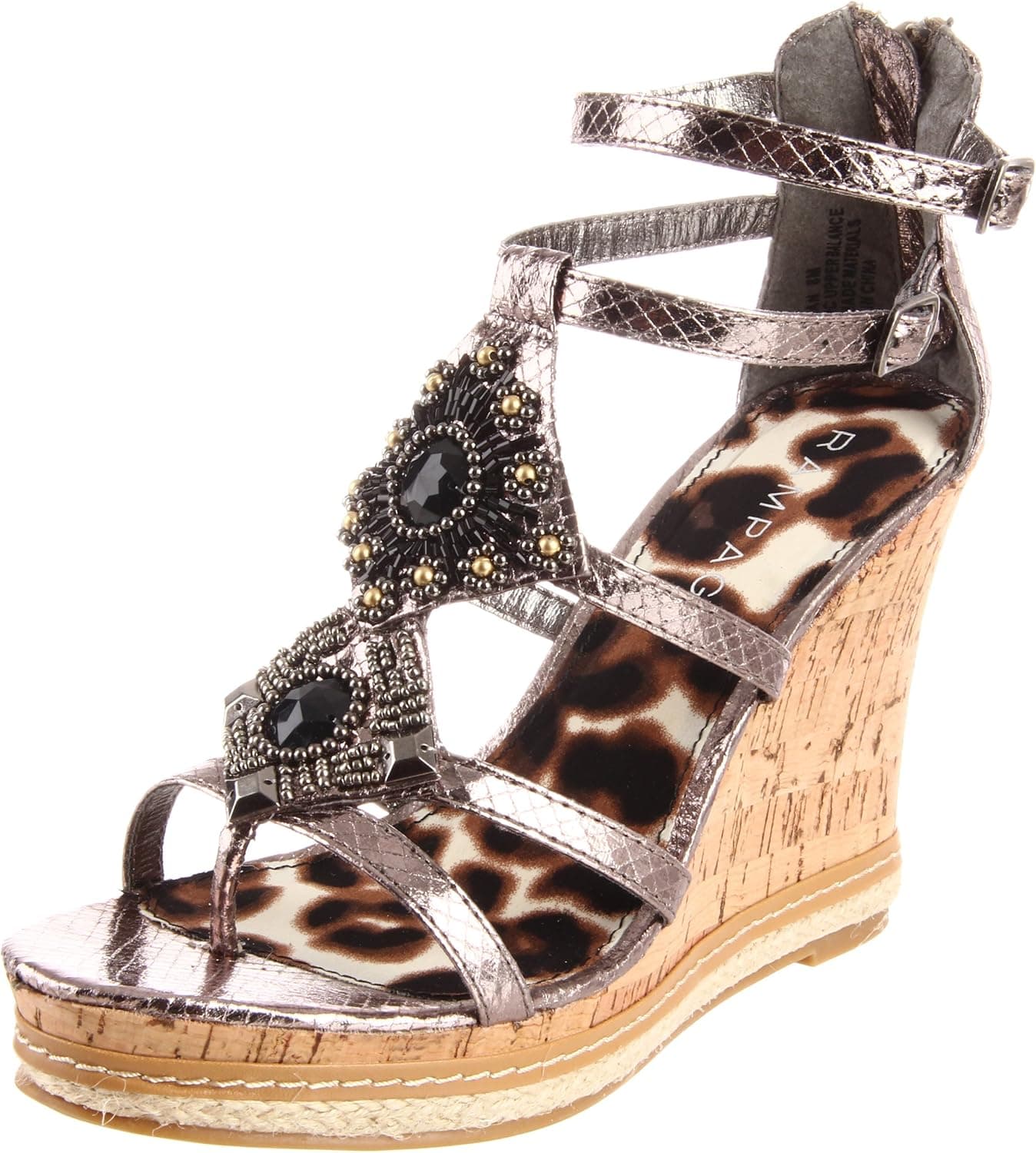 Rampage Women's Bastian Wedge Sandal