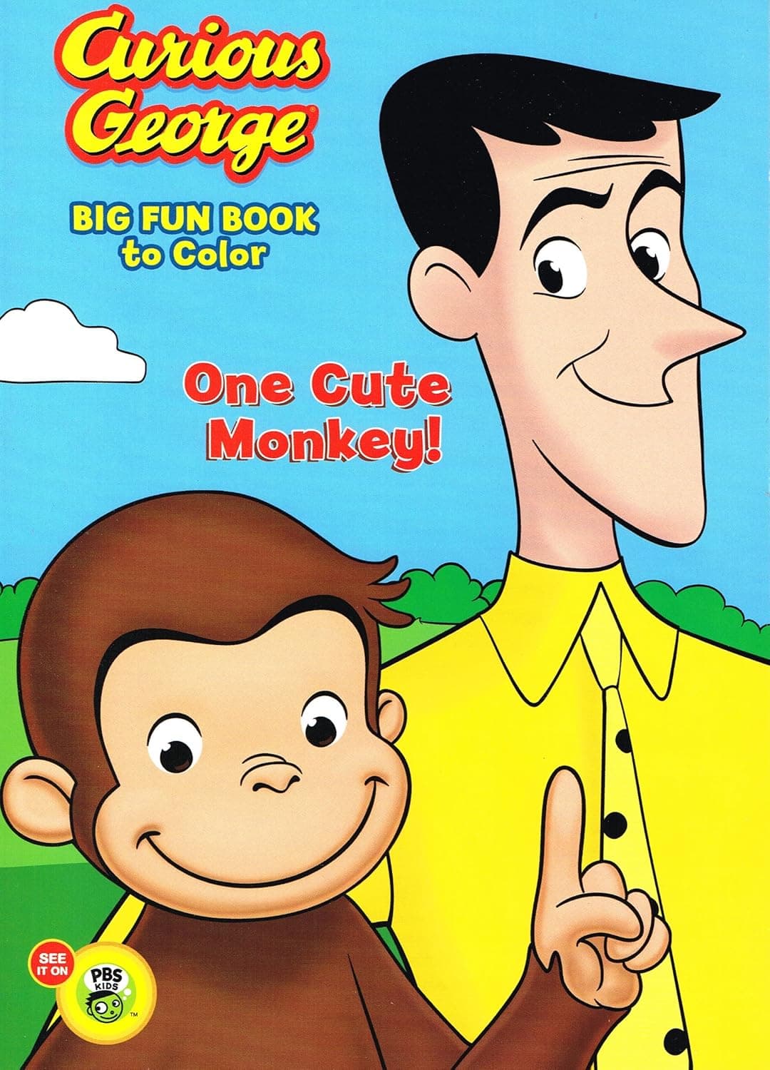 Curious George Big Fun Book to Color (Art Cover Varies)