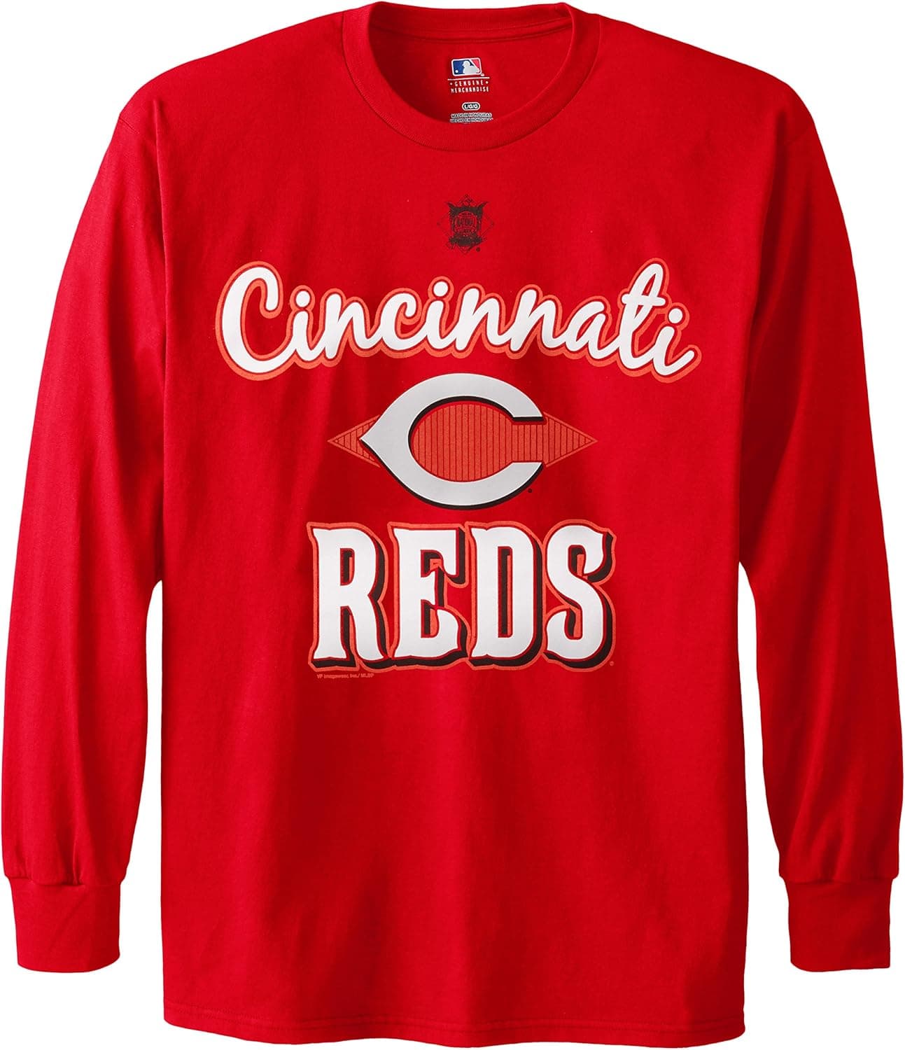 VF LSG MLB Cincinnati Reds Men's 58T Long Sleeve Tee