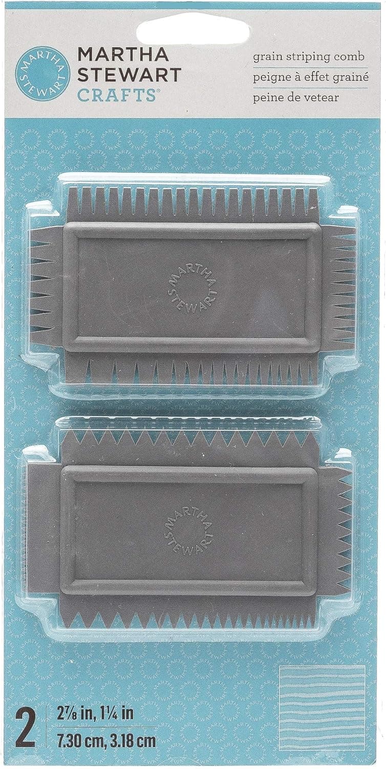 Martha Stewart Crafts Martha Stewart Grain 2 Pack Striping Comb