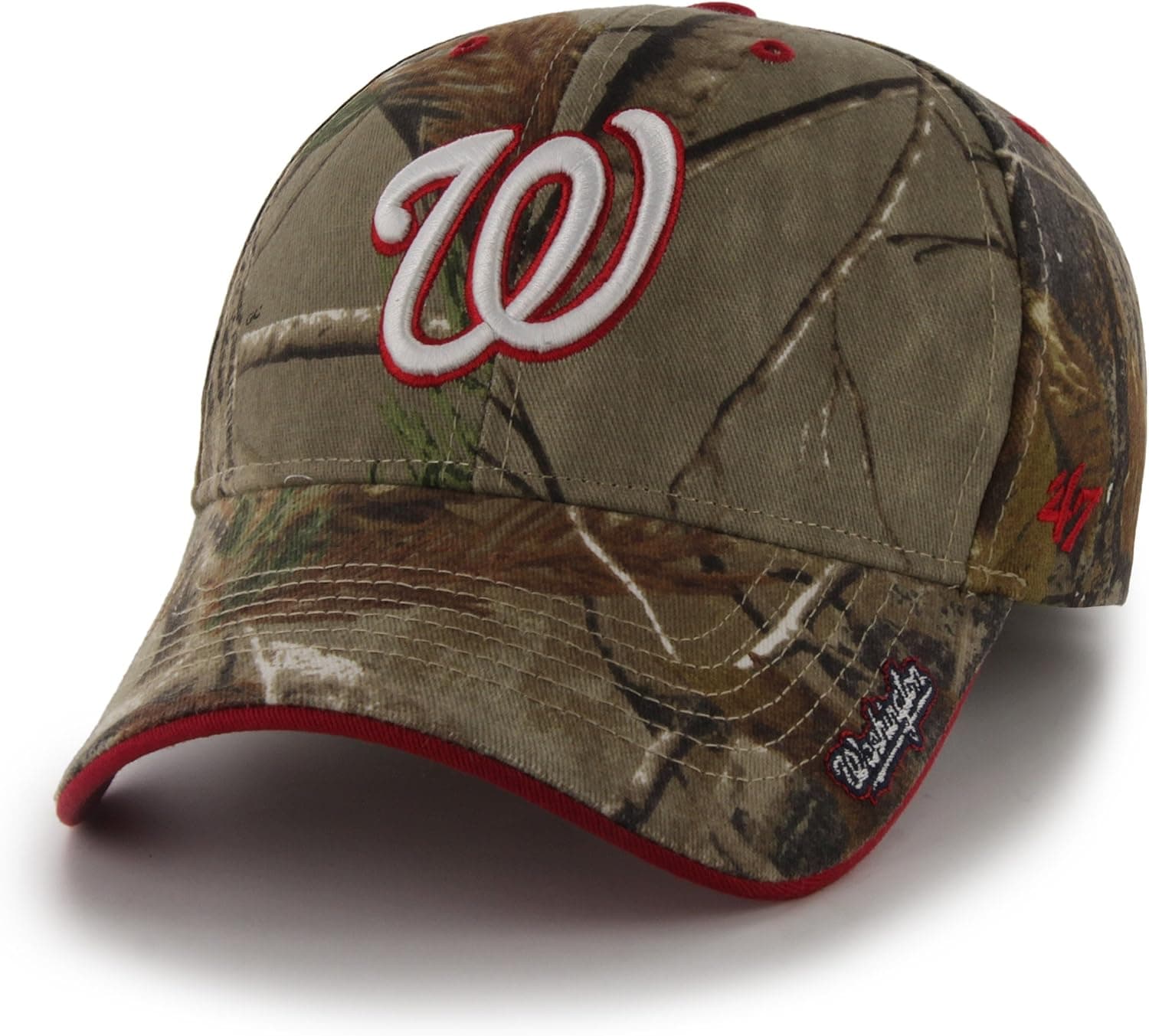 '47 MLB Unisex-Adult Realtree Frost MVP Adjustable Hat