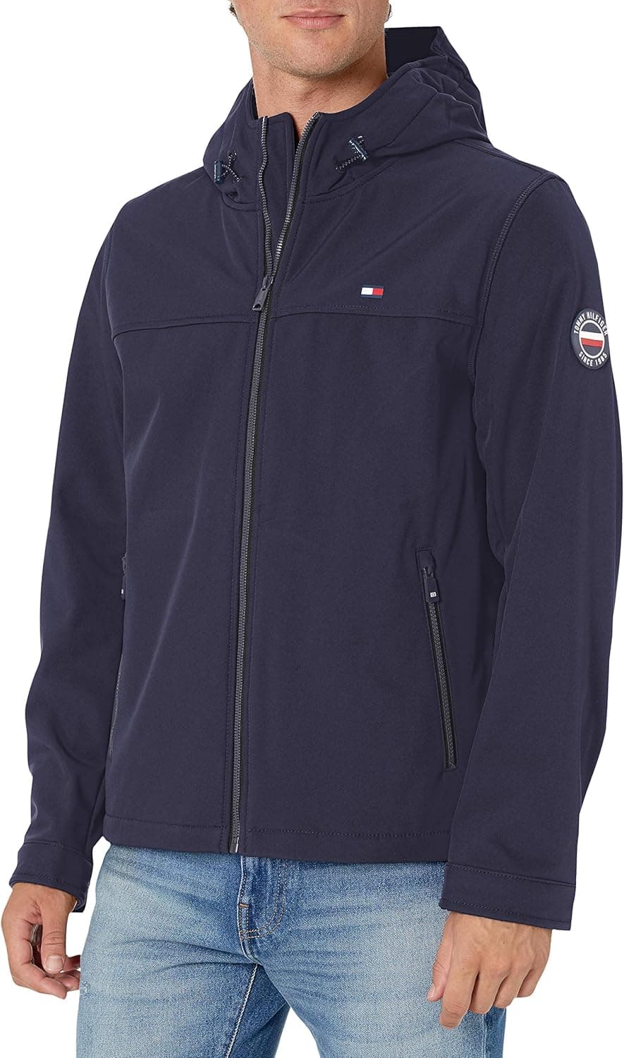 Tommy Hilfiger Men's Lightweight Performance Softshell Hoody Jacket