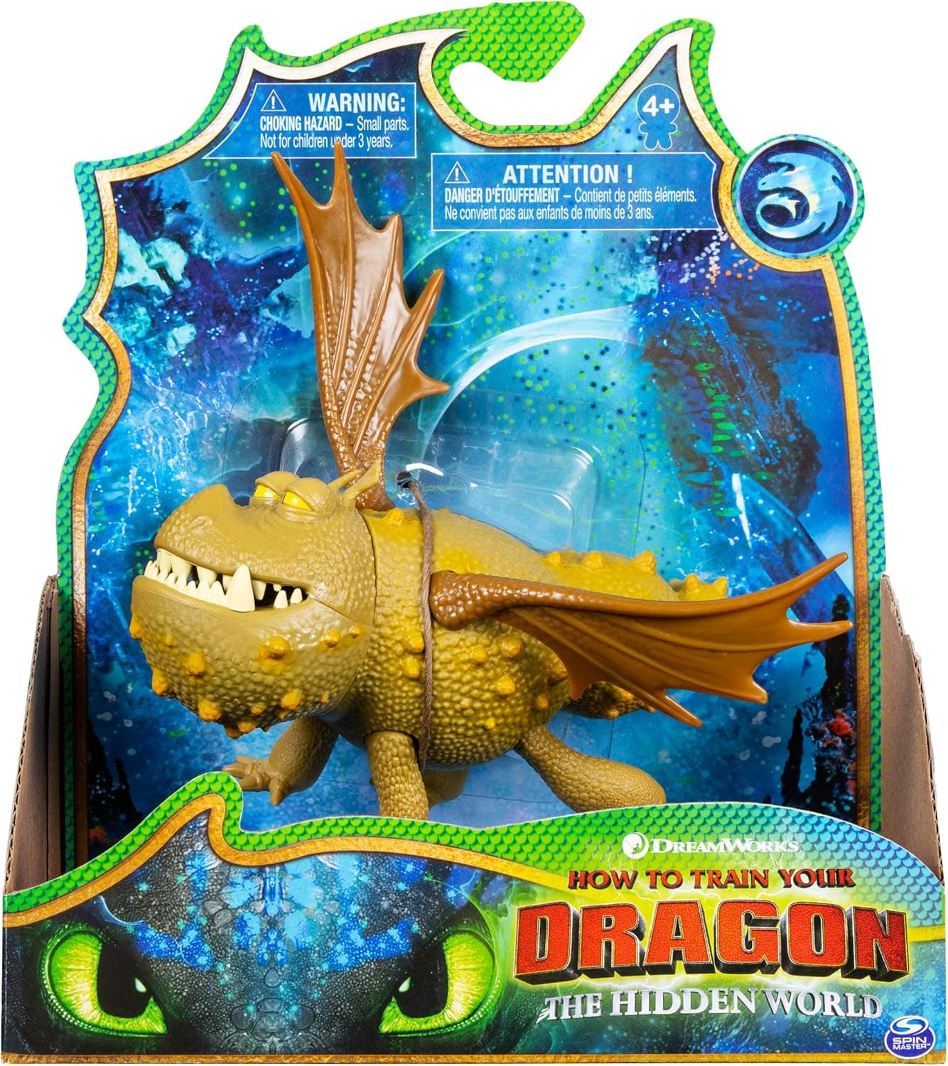 Dreamworks Dragons, Meatlug Dragon Figure with Moving Parts, for Kids Aged 4 and Up