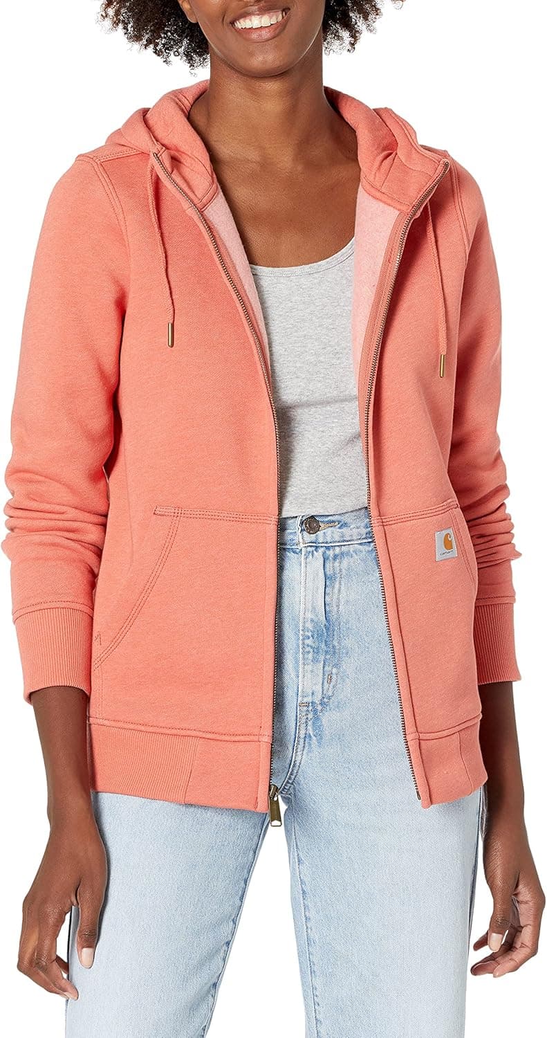 Carhartt Women's Clarksburg Full Zip Hoodie (Regular and Plus Sizes)