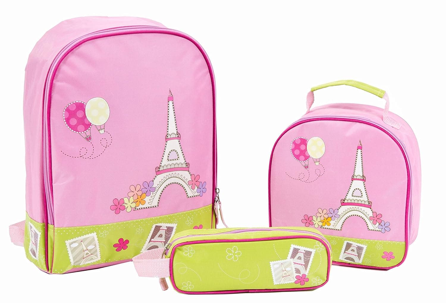 Aquarella Kids Back to School Paris Set (3-Piece), Pink
