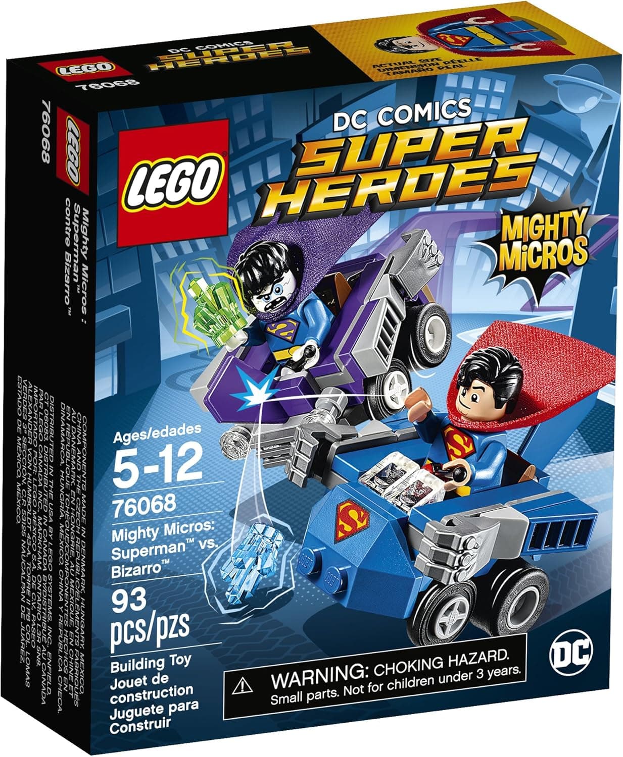 LEGO Super Heroes Mighty Micros: Superman Vs. Bizarro 76068 Building Kit
