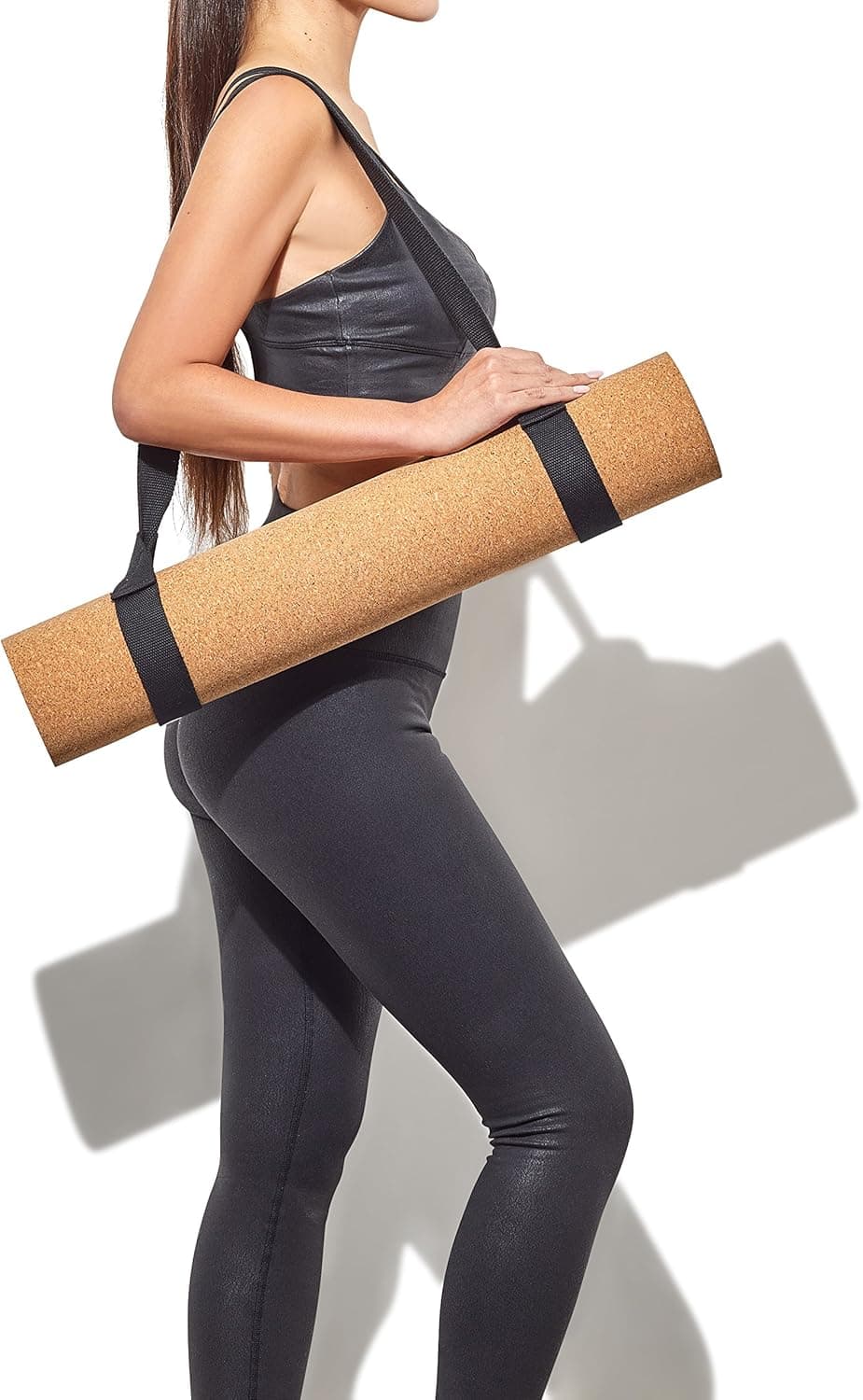 BASICALLY PERFECT Yoga Mat Sling, Organic Cotton & Hemp, Adjustable 2 in 1 Yoga Mat Carrier/Yoga Strap/Carrying Strap