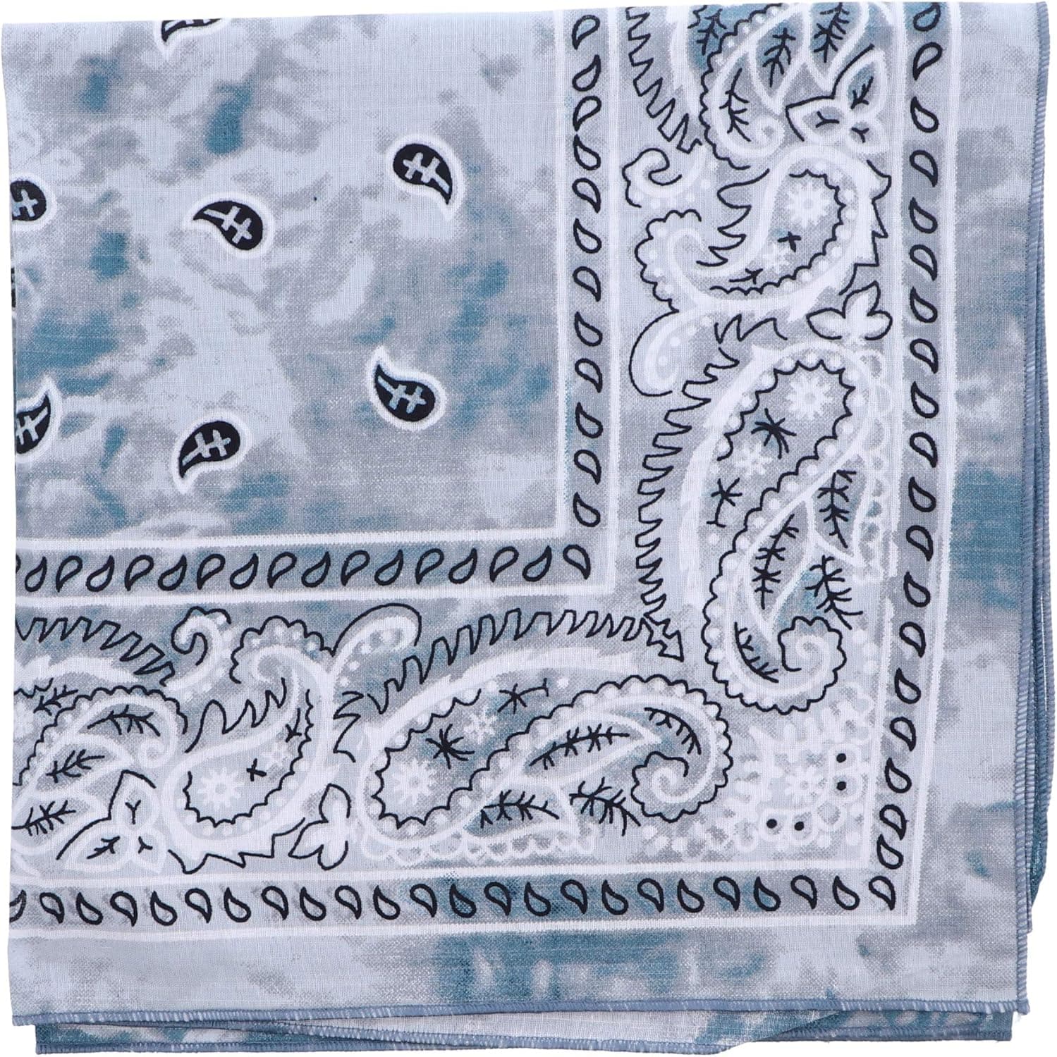 Motique Accessories Tie Dye Paisley Bandana