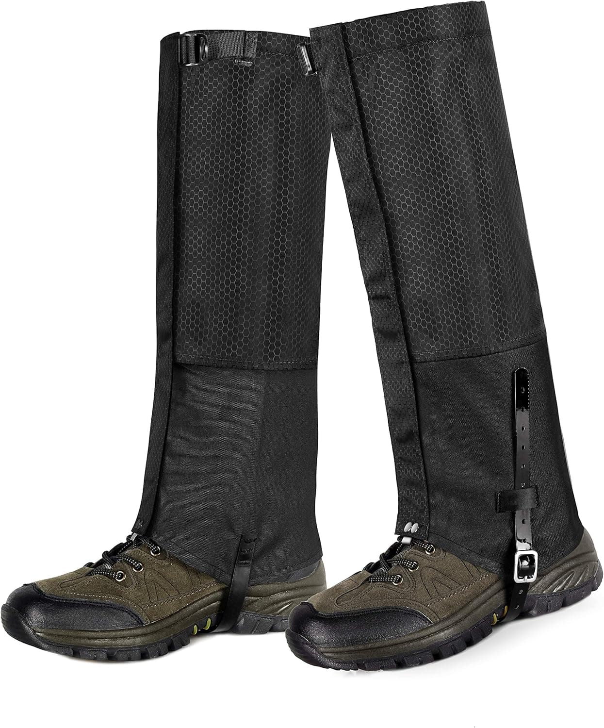Unigear Leg Gaiters, Waterproof Snow Boot Gaiters Abrasion Resistance for Outdoor Snowshoeing, Hiking, Hunting, Ice Climbing, Skiing