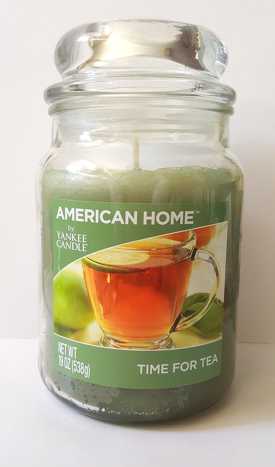 Yankee Candle American Home 19 Ounce 1-Wick Jar Time for Tea Green