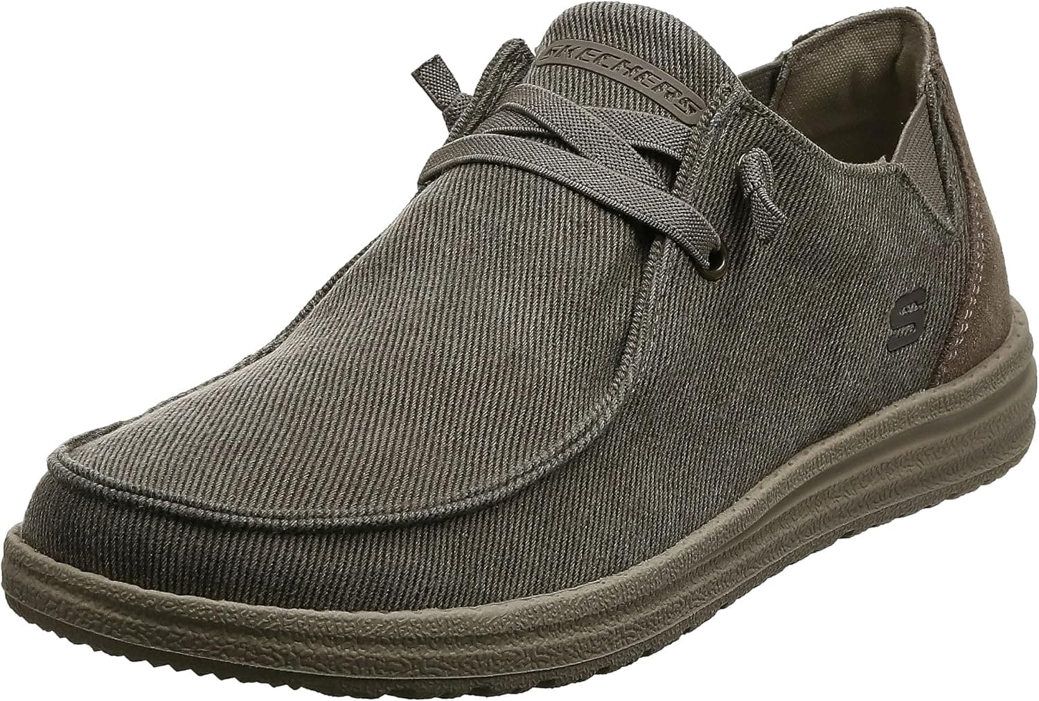 Skechers Men's Melson-Raymon Canvas Slip on Moccasin