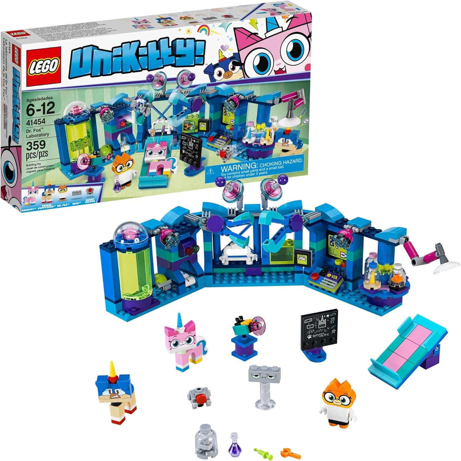 LEGO Unikitty! Dr. Fox Laboratory 41454 Building Kit (359 Pieces) (Discontinued by Manufacturer)