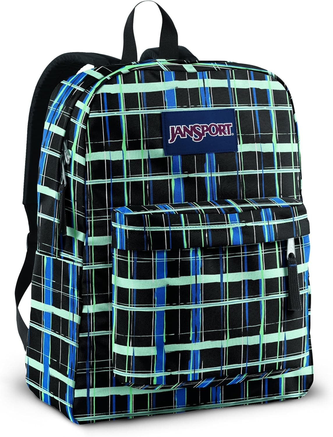 JanSport T501 Superbreak Backpack - Navy Painted Plaid