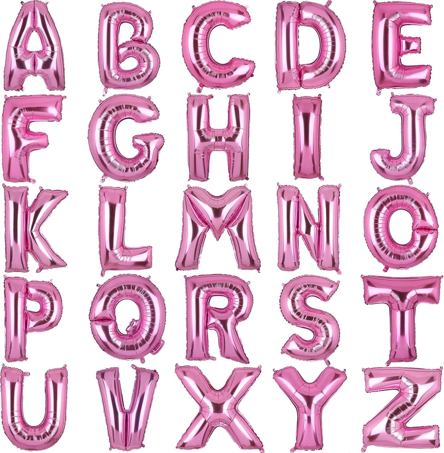 40 Inch Large Pink Letter D Foil Balloons Hellium Girls Big Alphabet Mylar Balloon for Birthday Party Decoration Custom Word HH JPink D