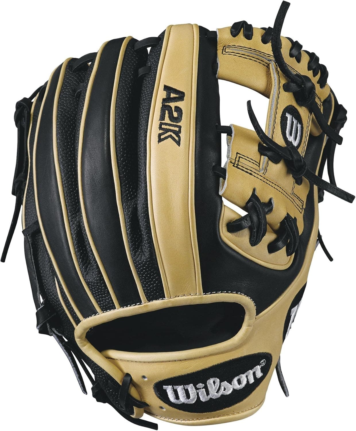 Wilson 2017 A2K 1788 SuperSkin Baseball Glove, Blonde/Black, 11.25", Left Hand