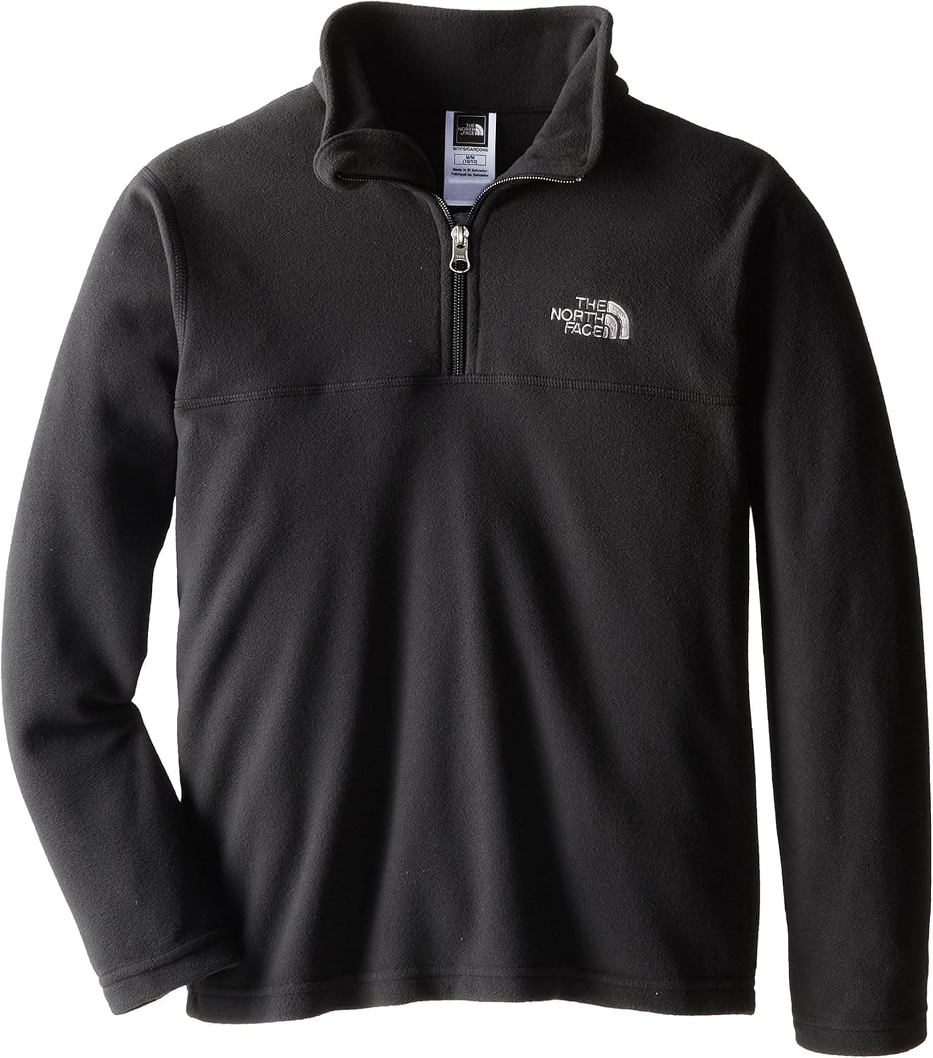 The North Face Kids Boys Glacier 1/4 Zip (Little Big Kids), TNF Black XL (18-20