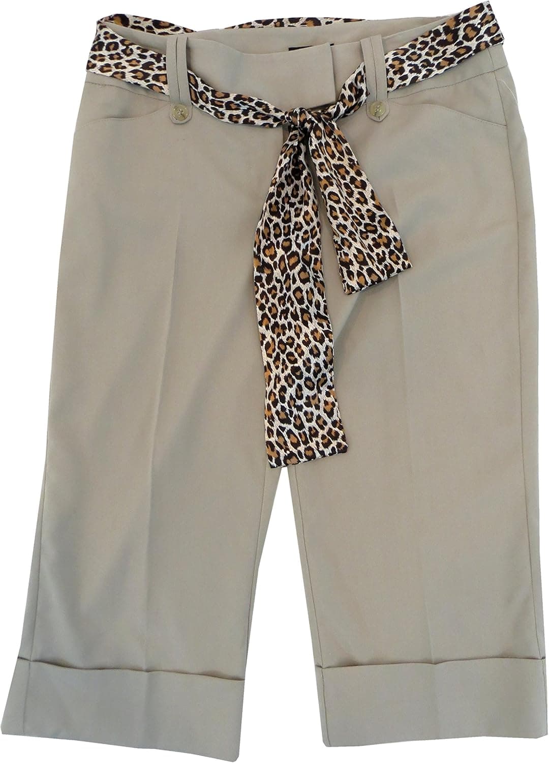 Star City Women's Dress Capris with Sash