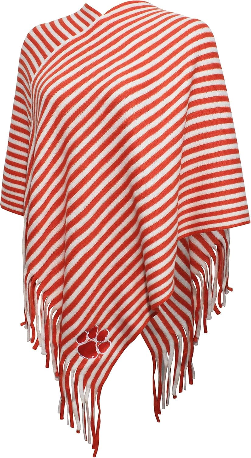 NCAA Women's Campus Specialties Striped Team Poncho