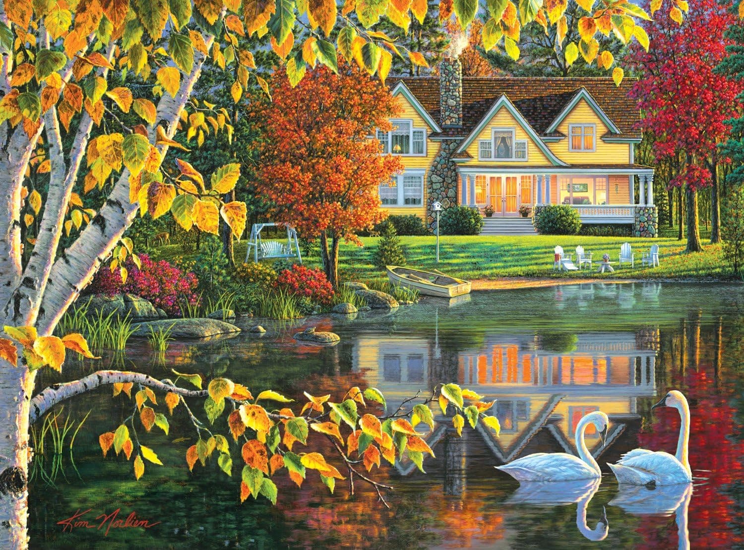 Buffalo Games - Kim Norlien - Autumn Reflections - 1000 Piece Jigsaw