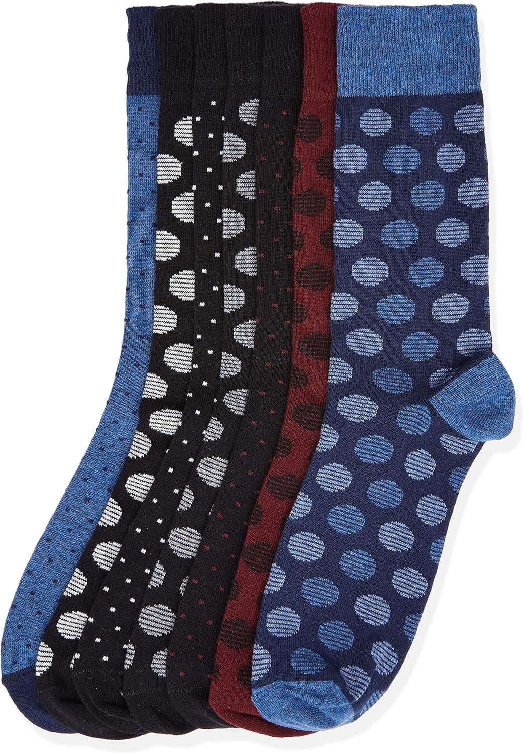 find. mens Men's 7 Pack Calf Socks
