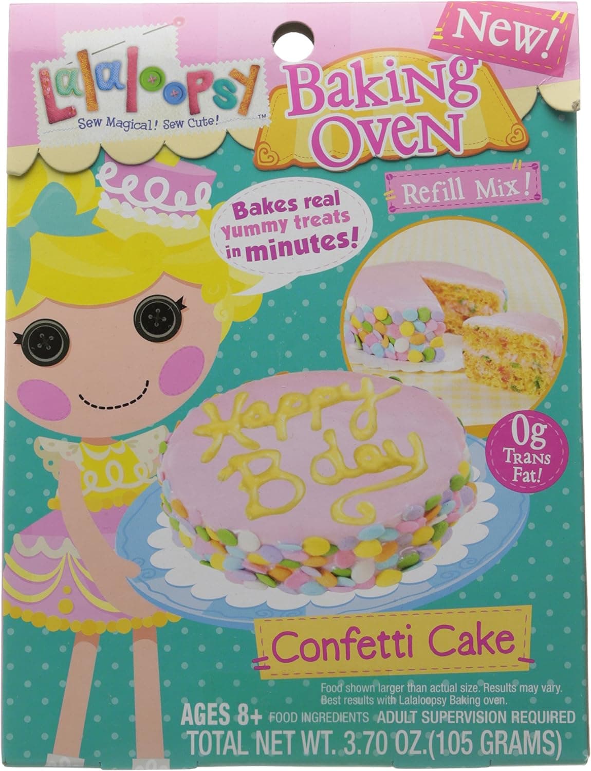 Lalaloopsy Baking Oven Mix- Confetti Cake