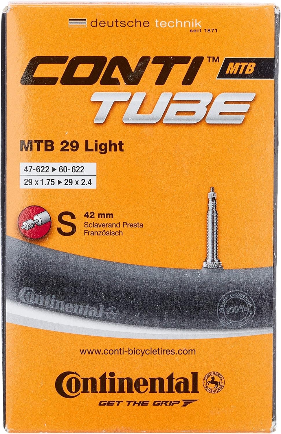 Continental Fahrrad Schlauch Conti Tube MTB 28/29 Light