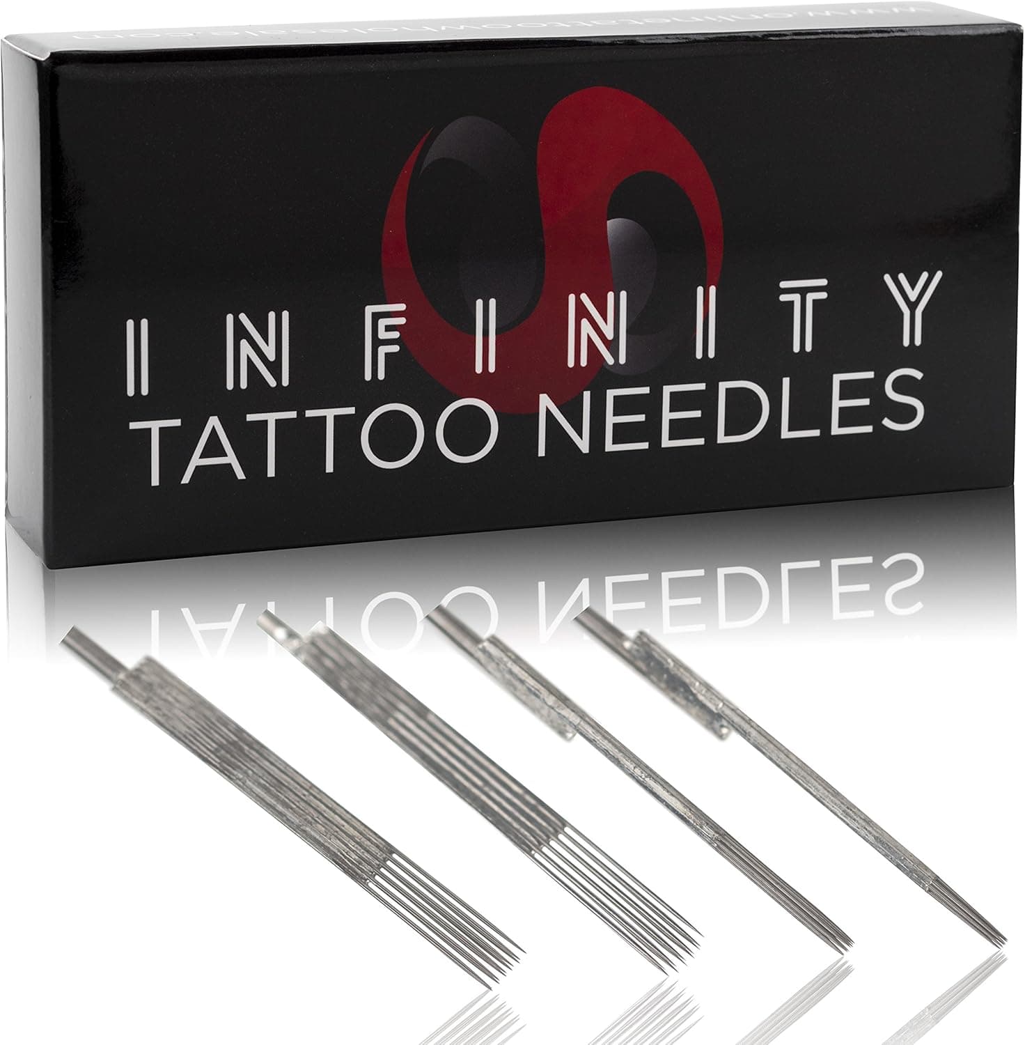 Tattoo Needles Assorted Liners and Shaders - 50Pcs Box - Sterile and Disposable Mixed Tattoo Needle Set - by Infinity
