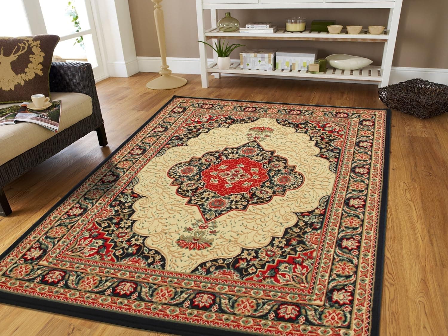 Small Rugs for Bathroom & Kitchen 2x3 Entrance Rug Washable Black 2x4 Foyer Rug Indoor Cheap Rugs