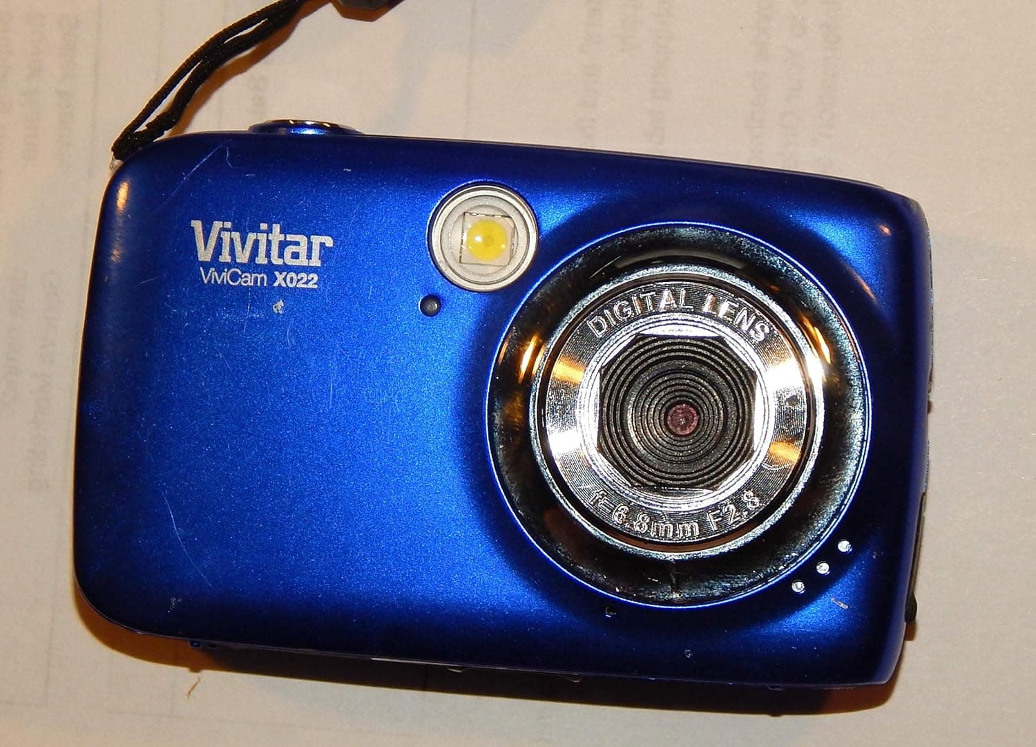 Vivitar X022 10.1MP Digital Camera 4x Zoom - Royal Red - New - Retail Packaging