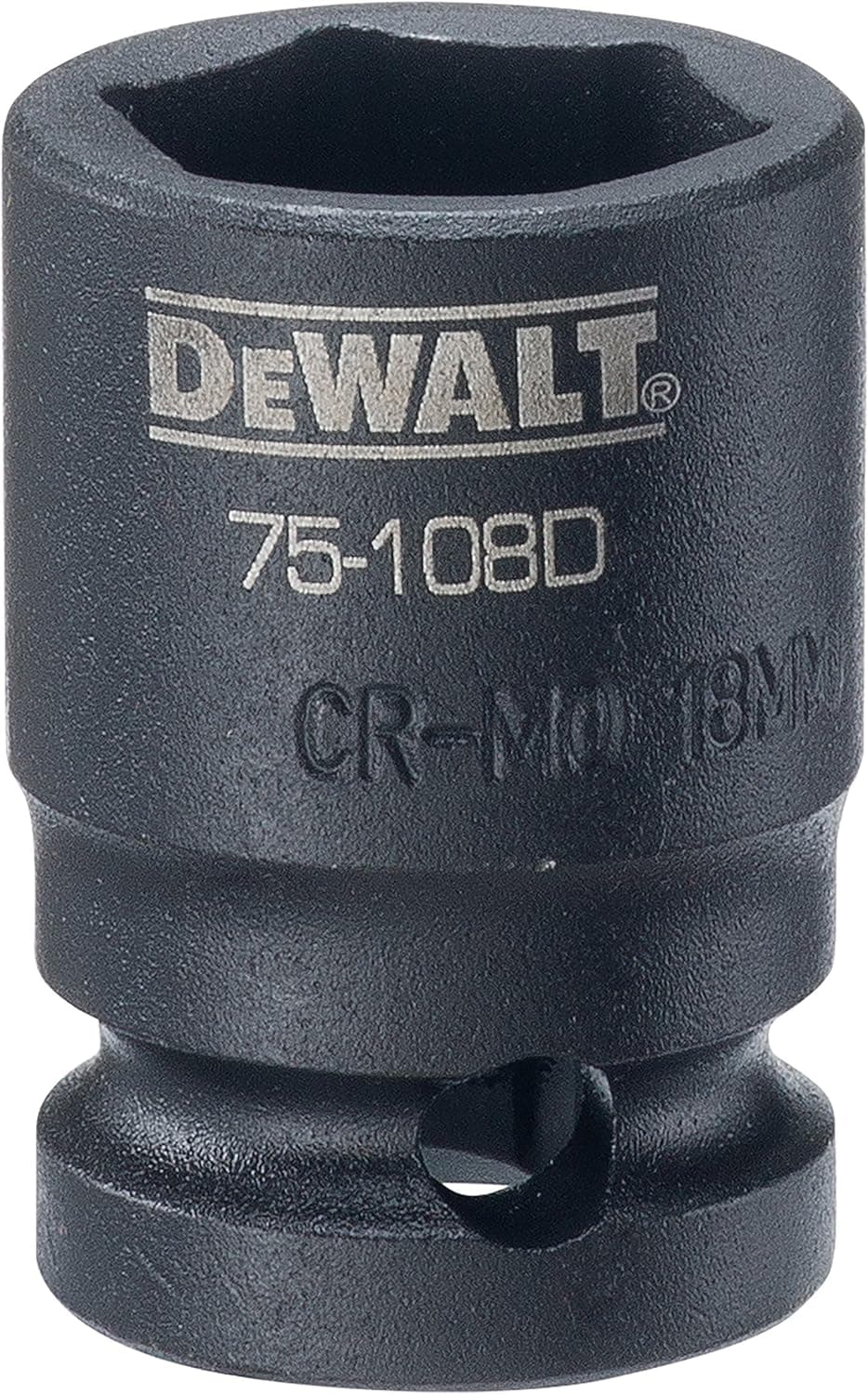 DEWALT DWMT75108OSP 6 Point 1/2" Drive Impact Socket 18MM