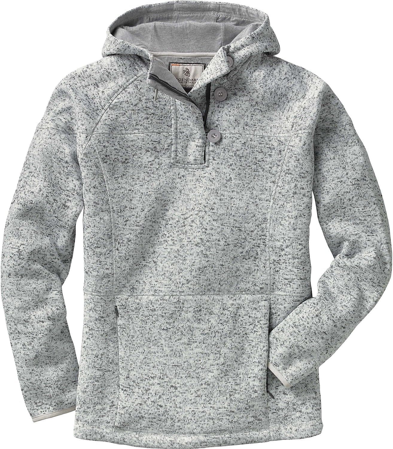 Legendary Whitetails Ladies Atomic Fleece 1/4 Zip Hoodie Athletic Heather XX-Large