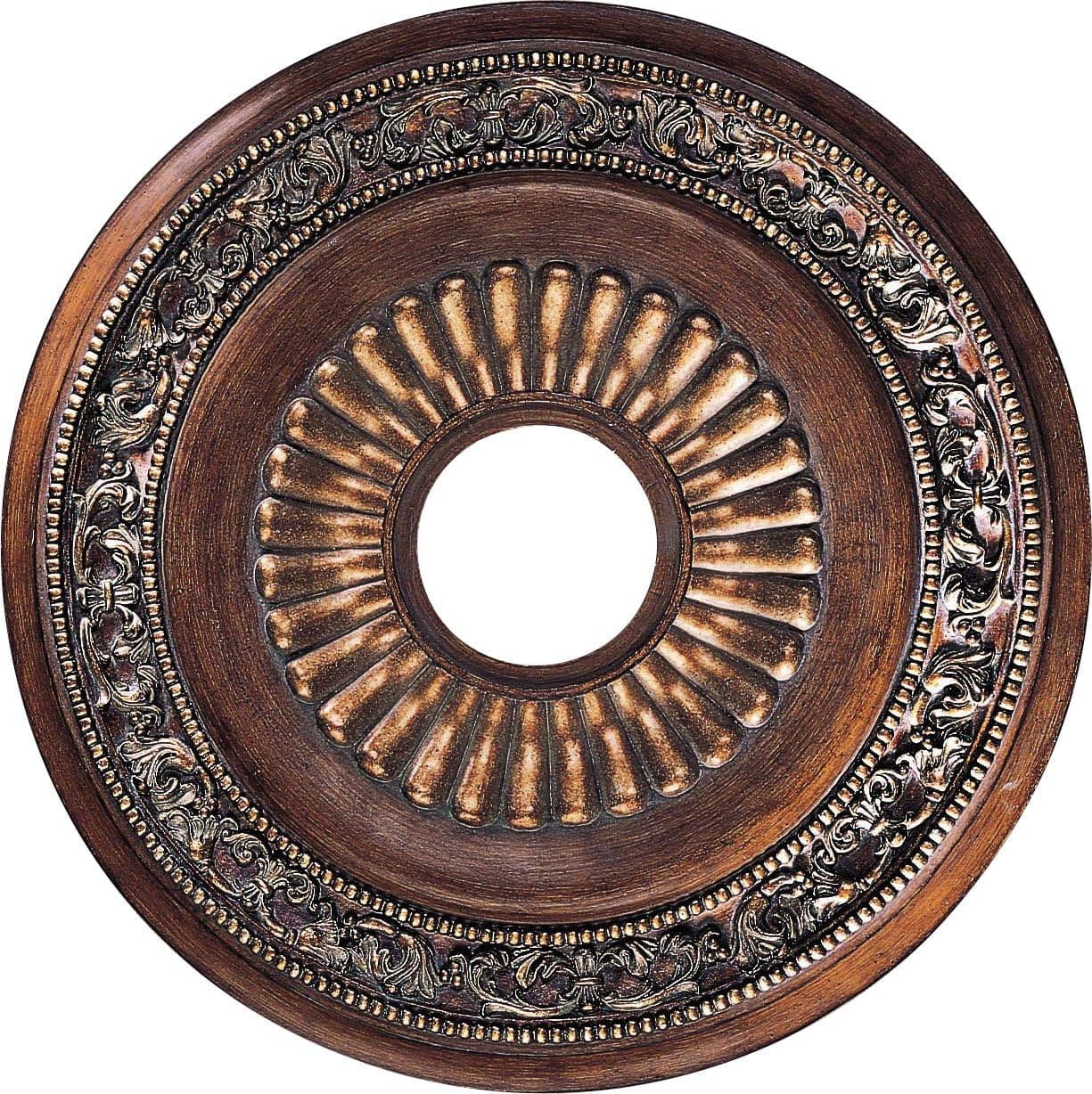 Minka Lavery 1940-126, Belcaro Chandelier Accessory Ceiling Medallion, Walnut
